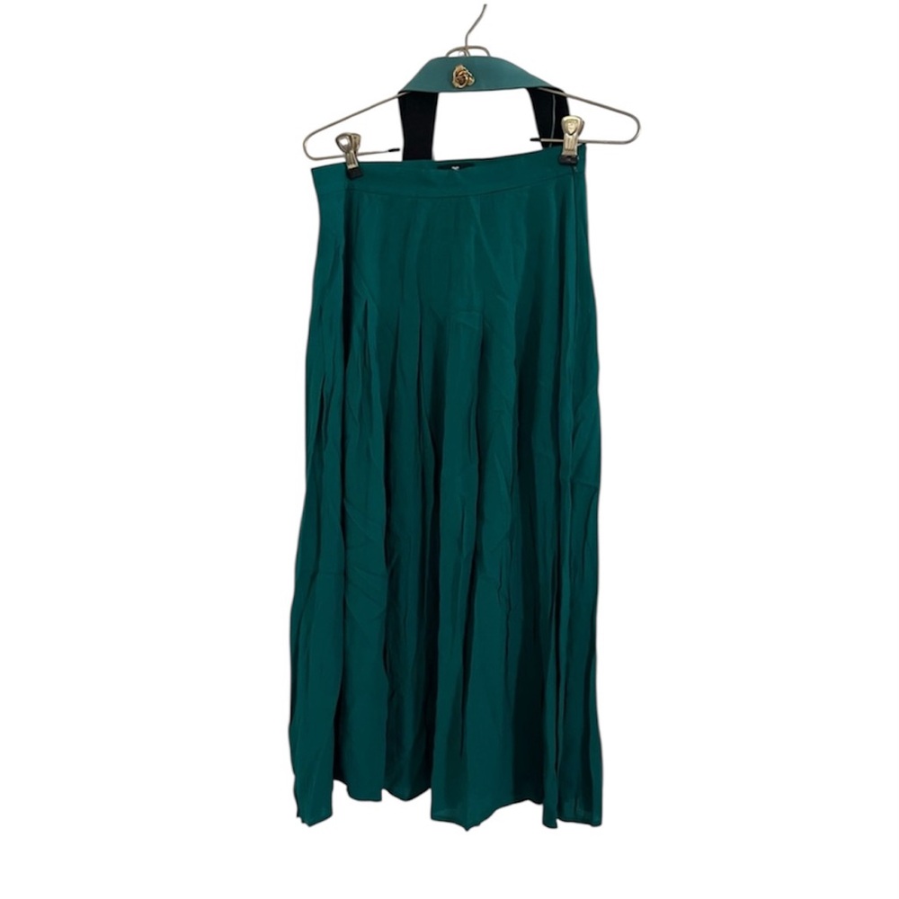 Elisabetta Franchi Elegant Teal Midi Skirt